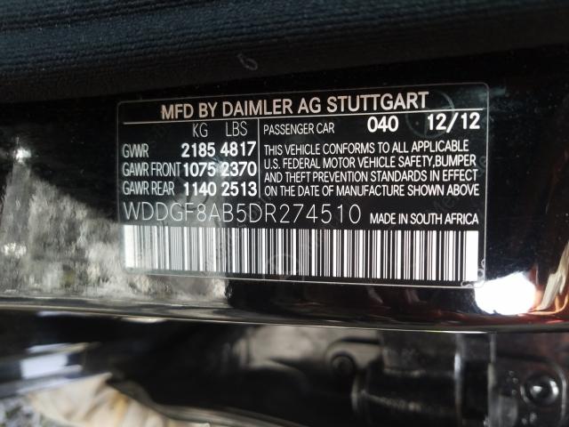 Photo 9 VIN: WDDGF8AB5DR274510 - MERCEDES-BENZ C 300 4MAT 