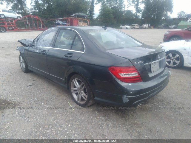 Photo 2 VIN: WDDGF8AB6DG139225 - MERCEDES-BENZ C-CLASS 