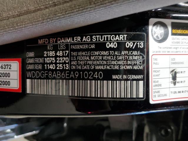 Photo 11 VIN: WDDGF8AB6EA910240 - MERCEDES-BENZ C 300 4MAT 