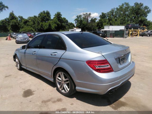 Photo 2 VIN: WDDGF8AB6EA949927 - MERCEDES-BENZ C-CLASS 