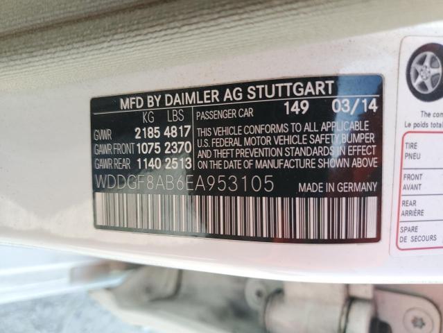 Photo 11 VIN: WDDGF8AB6EA953105 - MERCEDES-BENZ C-CLASS 