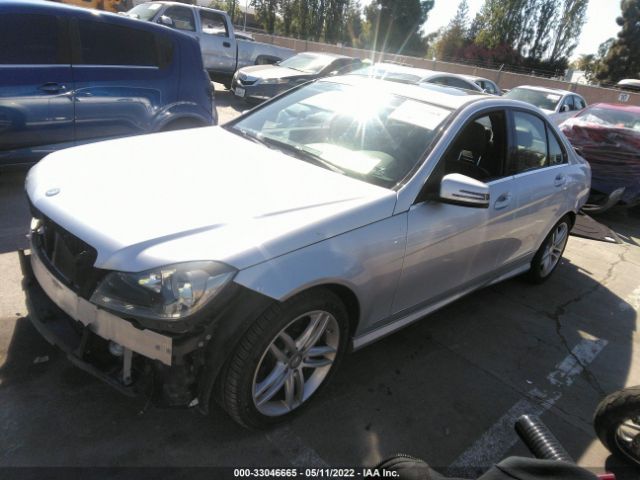 Photo 1 VIN: WDDGF8AB6ER304194 - MERCEDES-BENZ C-CLASS 