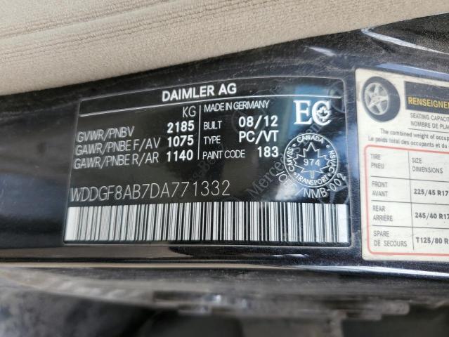 Photo 11 VIN: WDDGF8AB7DA771332 - MERCEDES-BENZ C 300 4MAT 