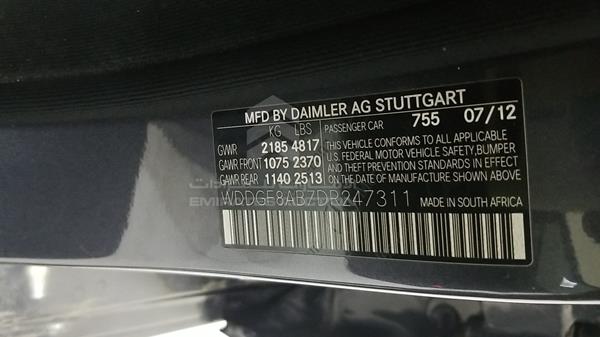 Photo 2 VIN: WDDGF8AB7DR247311 - MERCEDES-BENZ C 300 