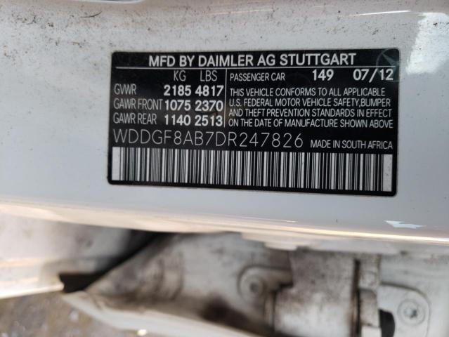 Photo 9 VIN: WDDGF8AB7DR247826 - MERCEDES-BENZ C 300 4MAT 