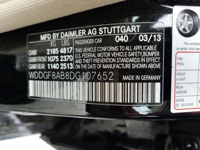 Photo 9 VIN: WDDGF8AB8DG107652 - MERCEDES-BENZ C 300 4MAT 