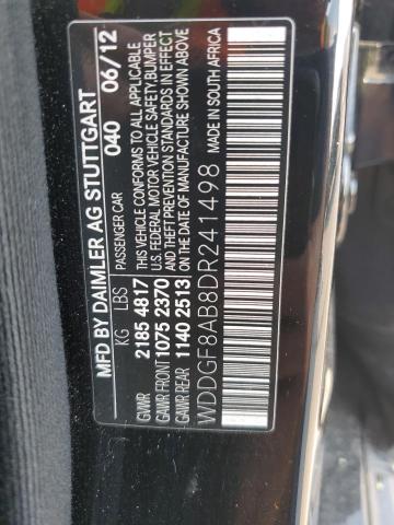 Photo 11 VIN: WDDGF8AB8DR241498 - MERCEDES-BENZ C 300 4MAT 