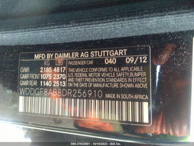 Photo 8 VIN: WDDGF8AB8DR256910 - MERCEDES-BENZ C 300 