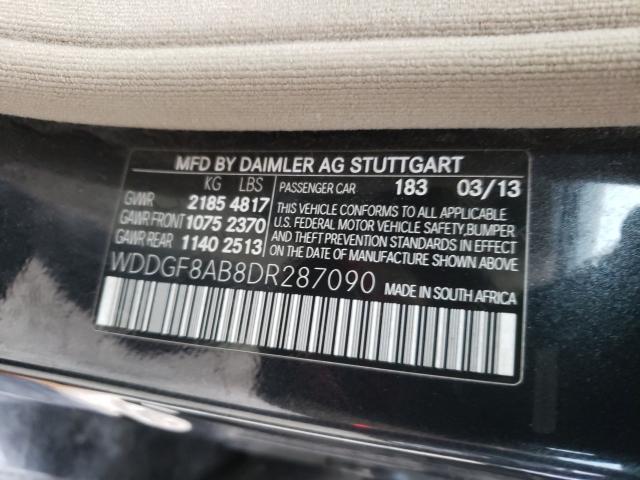 Photo 9 VIN: WDDGF8AB8DR287090 - MERCEDES-BENZ C 300 4MAT 