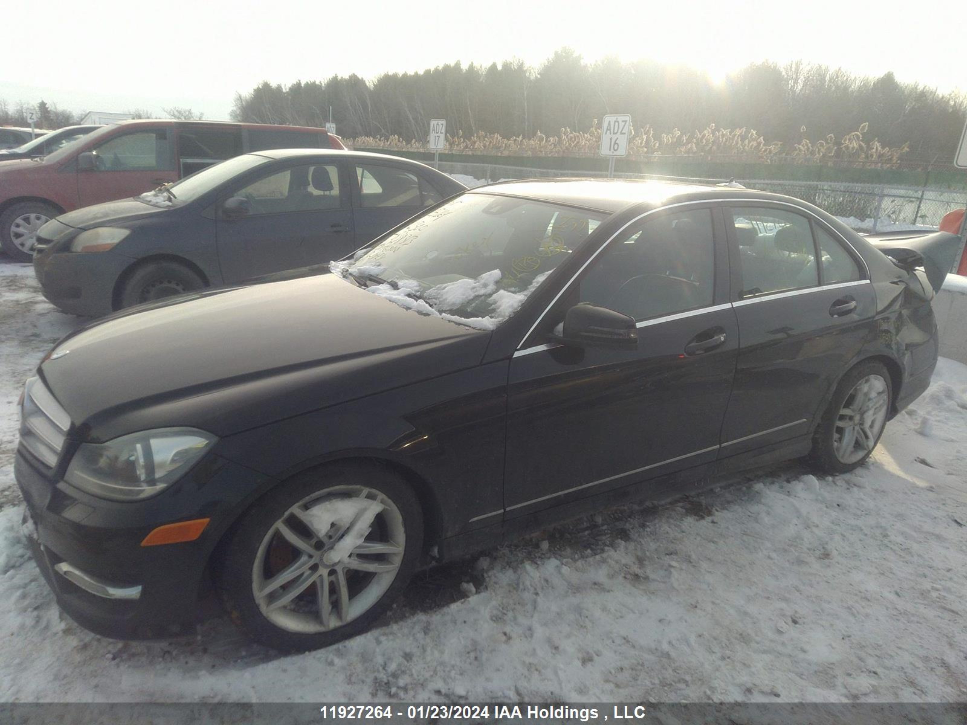 Photo 1 VIN: WDDGF8AB9DA838318 - MERCEDES-BENZ C-KLASSE 