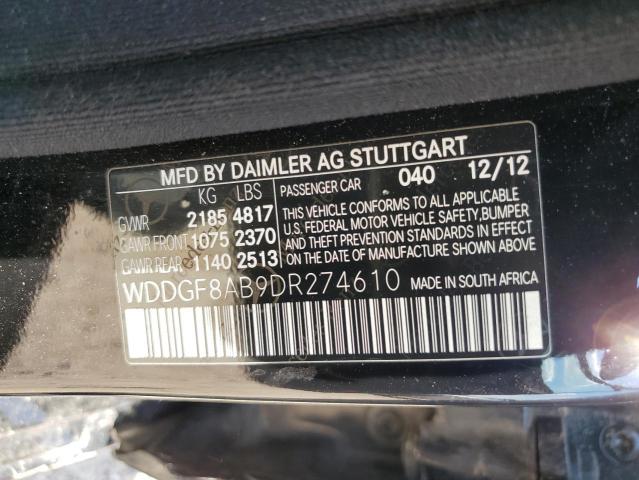 Photo 12 VIN: WDDGF8AB9DR274610 - MERCEDES-BENZ C 300 4MAT 