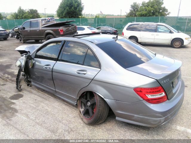 Photo 2 VIN: WDDGF8AB9DR281573 - MERCEDES-BENZ C-CLASS 