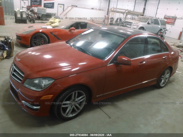 Photo 1 VIN: WDDGF8AB9EA950988 - MERCEDES-BENZ C-CLASS 