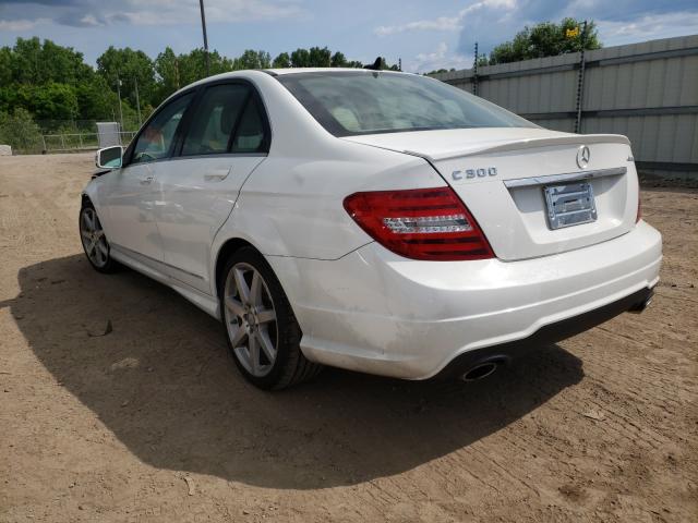 Photo 2 VIN: WDDGF8AB9EG237344 - MERCEDES-BENZ C 300 4MAT 