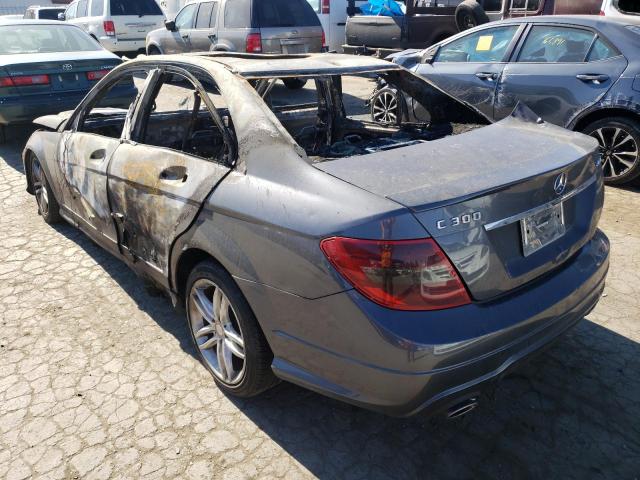 Photo 2 VIN: WDDGF8AB9ER306117 - MERCEDES-BENZ C 300 4MAT 