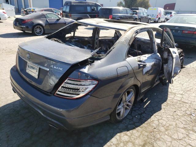 Photo 3 VIN: WDDGF8AB9ER306117 - MERCEDES-BENZ C 300 4MAT 