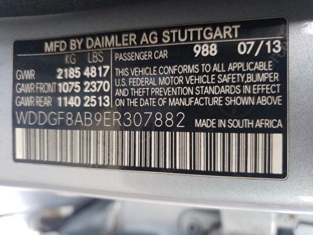 Photo 9 VIN: WDDGF8AB9ER307882 - MERCEDES-BENZ C 300 4MAT 