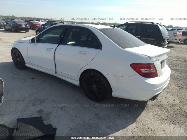 Photo 2 VIN: WDDGF8AB9ER316422 - MERCEDES-BENZ C-CLASS 