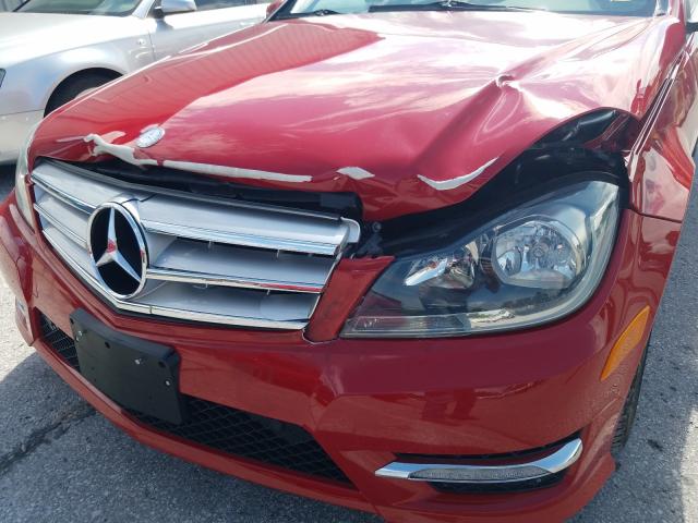 Photo 8 VIN: WDDGF8ABXDR263308 - MERCEDES-BENZ C 300 4MAT 