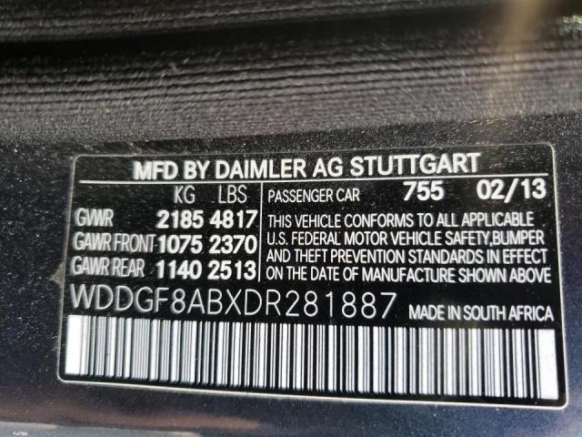 Photo 9 VIN: WDDGF8ABXDR281887 - MERCEDES-BENZ C 300 4MAT 