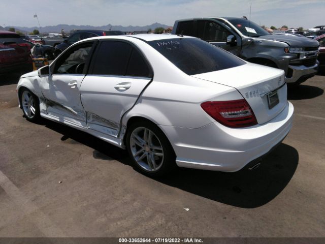 Photo 2 VIN: WDDGF8ABXEG255433 - MERCEDES-BENZ C-CLASS 