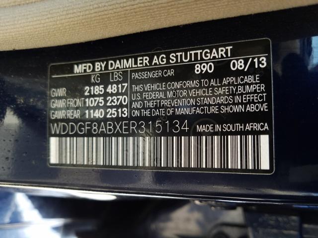 Photo 9 VIN: WDDGF8ABXER315134 - MERCEDES-BENZ C 300 4MAT 