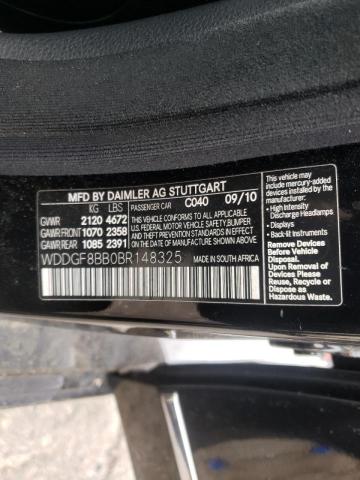 Photo 9 VIN: WDDGF8BB0BR148325 - MERCEDES-BENZ C 300 4MAT 