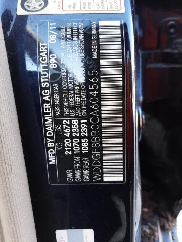 Photo 9 VIN: WDDGF8BB0CA604565 - MERCEDES-BENZ C 300 4MAT 