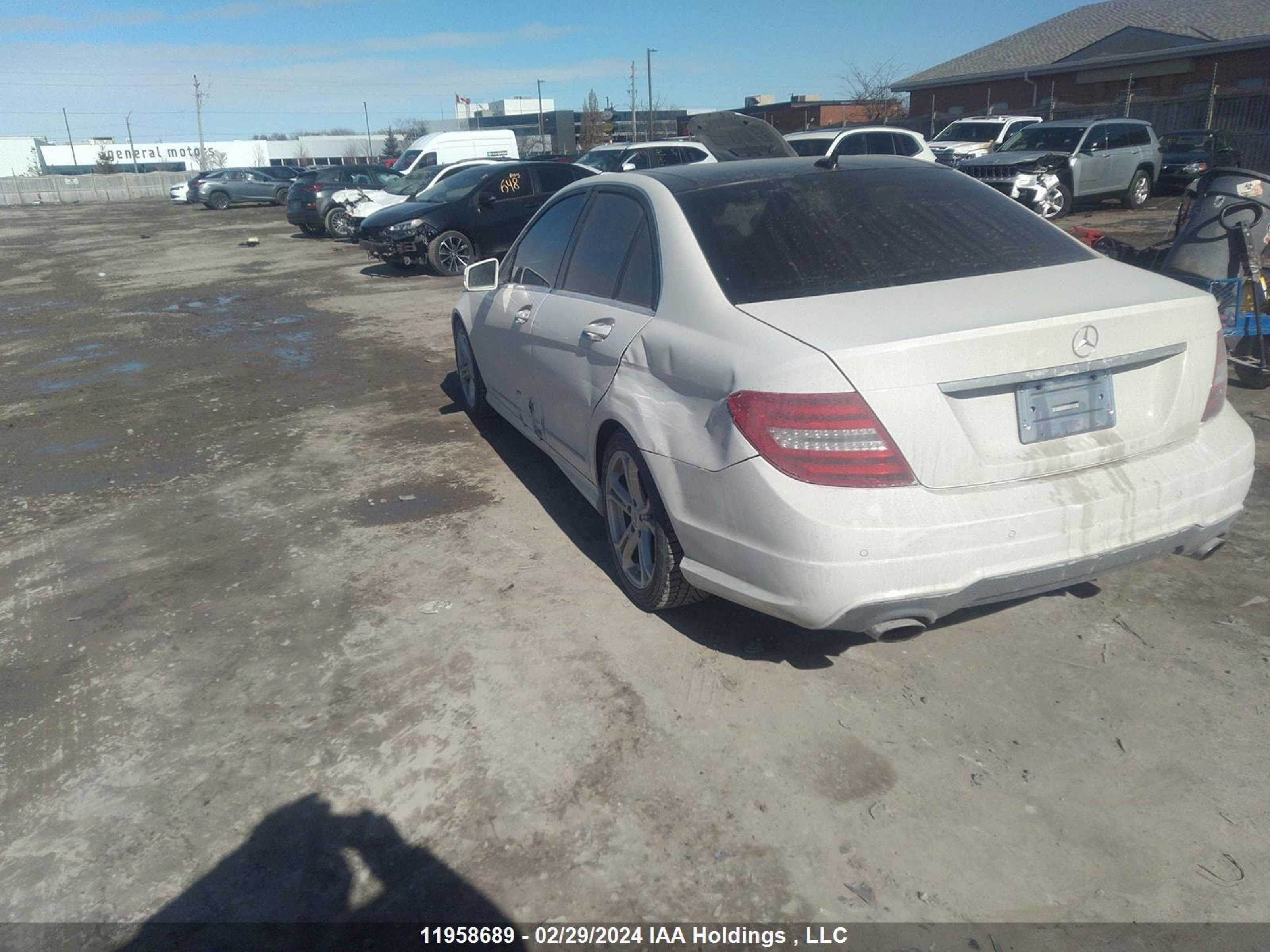 Photo 2 VIN: WDDGF8BB0CA670243 - MERCEDES-BENZ C-KLASSE 