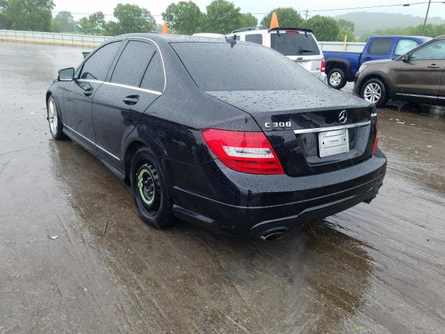 Photo 2 VIN: WDDGF8BB0CR229665 - MERCEDES-BENZ C 300 4MAT 