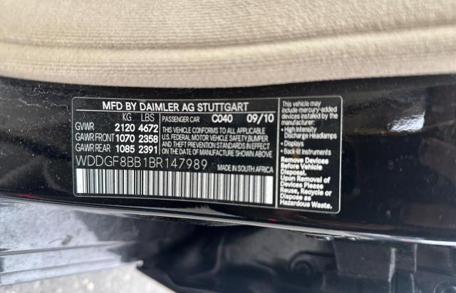 Photo 9 VIN: WDDGF8BB1BR147989 - MERCEDES-BENZ C 300 4MAT 