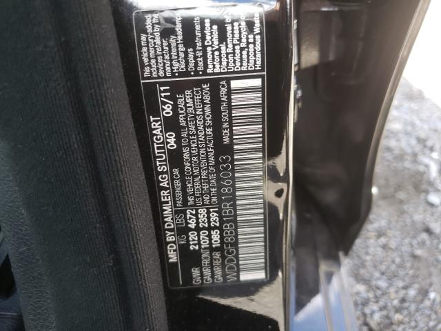 Photo 9 VIN: WDDGF8BB1BR186033 - MERCEDES-BENZ C 300 4MAT 