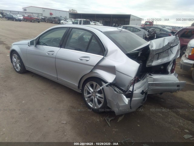 Photo 2 VIN: WDDGF8BB1CA640121 - MERCEDES-BENZ C-CLASS 