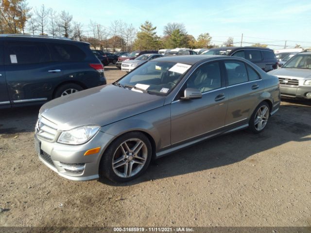 Photo 1 VIN: WDDGF8BB1CR191315 - MERCEDES-BENZ C-CLASS 