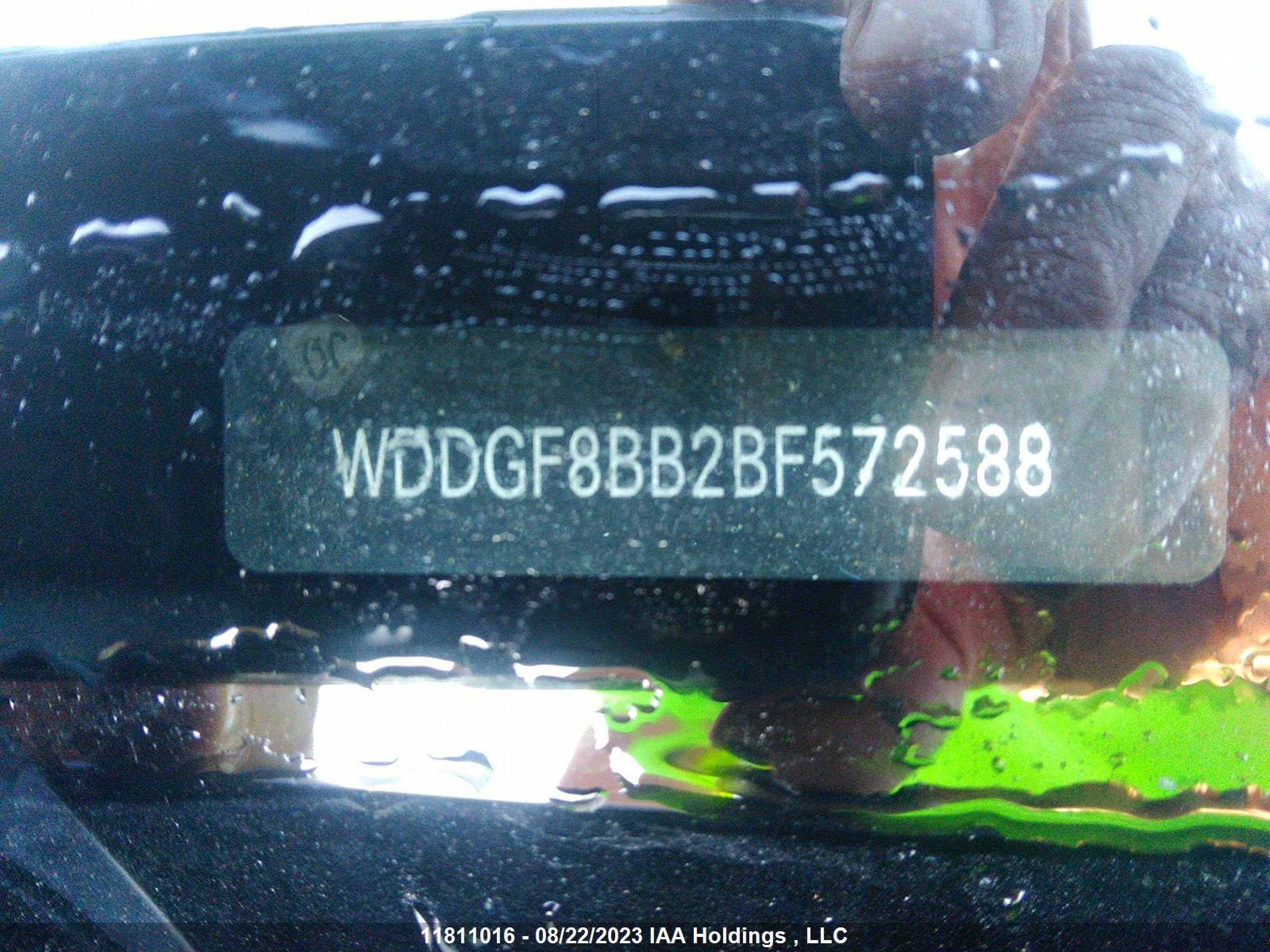 Photo 8 VIN: WDDGF8BB2BF572588 - MERCEDES-BENZ C-KLASSE 