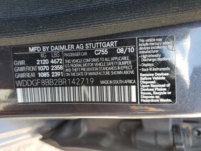 Photo 11 VIN: WDDGF8BB2BR142719 - MERCEDES-BENZ C 300 4MAT 