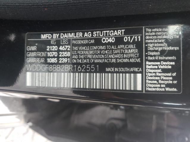 Photo 11 VIN: WDDGF8BB2BR162551 - MERCEDES-BENZ C 300 4MAT 