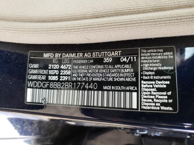 Photo 9 VIN: WDDGF8BB2BR177440 - MERCEDES-BENZ C 300 4MAT 