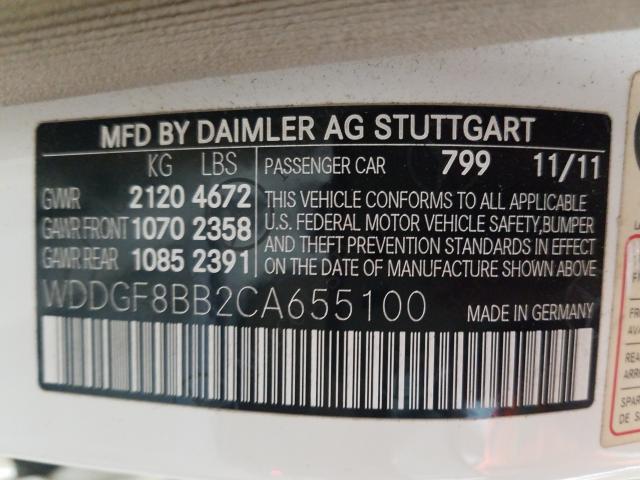 Photo 9 VIN: WDDGF8BB2CA655100 - MERCEDES-BENZ C 300 4MAT 