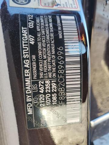 Photo 11 VIN: WDDGF8BB2CF896996 - MERCEDES-BENZ C 300 4MAT 