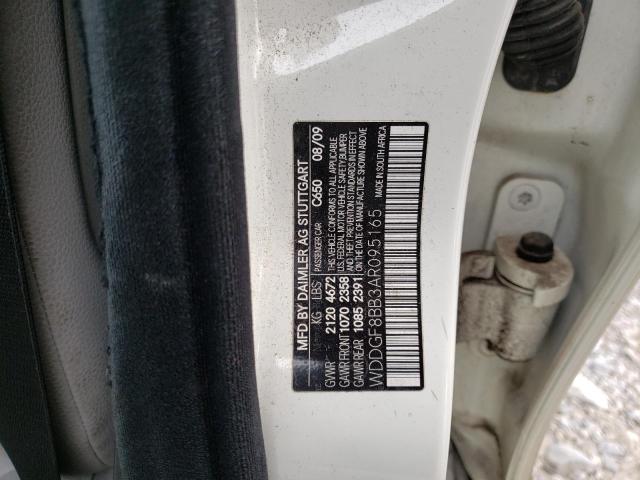 Photo 9 VIN: WDDGF8BB3AR095165 - MERCEDES-BENZ C 300 4MAT 