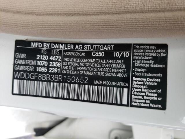 Photo 9 VIN: WDDGF8BB3BR150652 - MERCEDES-BENZ C 300 4MAT 