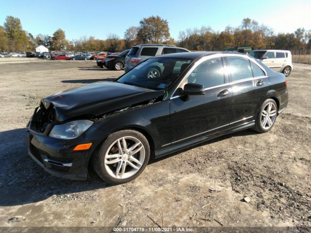 Photo 1 VIN: WDDGF8BB3CR203853 - MERCEDES-BENZ C-CLASS 