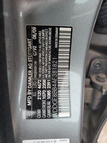 Photo 11 VIN: WDDGF8BB4AF381821 - MERCEDES-BENZ C 300 4MAT 