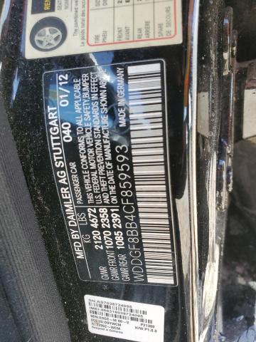 Photo 11 VIN: WDDGF8BB4CF859593 - MERCEDES-BENZ C 300 4MAT 