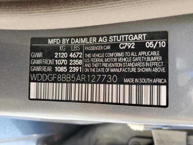 Photo 11 VIN: WDDGF8BB5AR127730 - MERCEDES-BENZ C 300 4MAT 