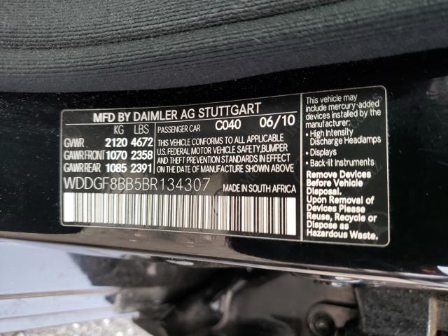 Photo 9 VIN: WDDGF8BB5BR134307 - MERCEDES-BENZ C 300 4MAT 