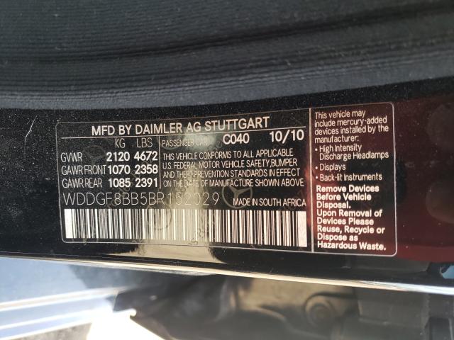 Photo 9 VIN: WDDGF8BB5BR152029 - MERCEDES-BENZ C 300 4MAT 