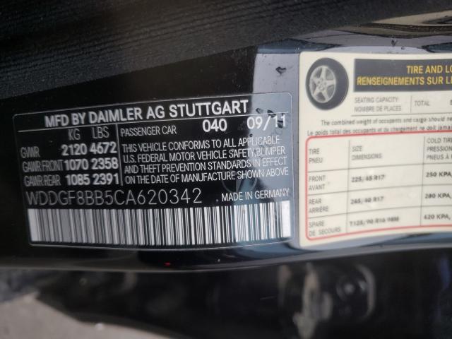 Photo 9 VIN: WDDGF8BB5CA620342 - MERCEDES-BENZ C 300 4MAT 