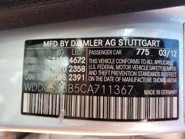 Photo 9 VIN: WDDGF8BB5CA711367 - MERCEDES-BENZ C 300 4MAT 